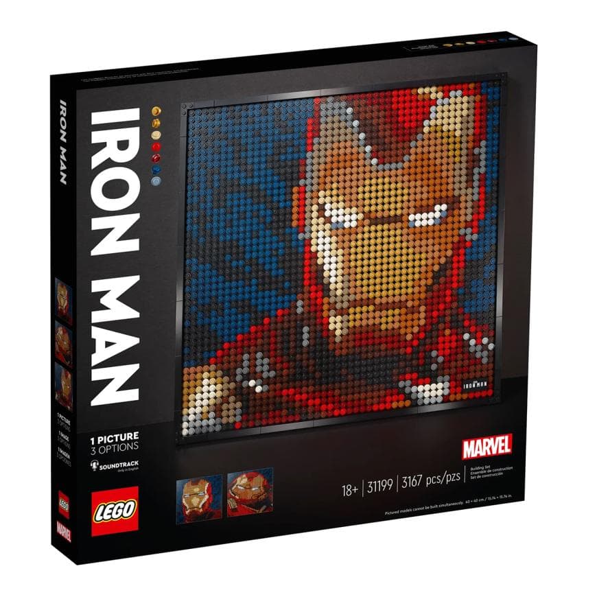 Конструктор — картина «Железный человек» LEGO Art Marvel (#31199) — фото 6