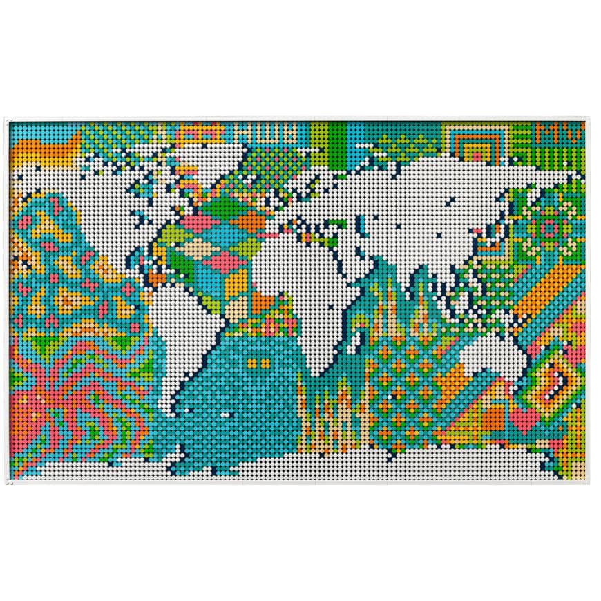 Конструктор — карта мира LEGO Art (#31203) — фото 6