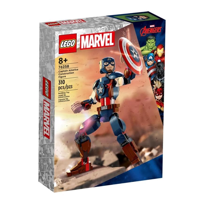 Конструктор — сборная фигурка Капитана Америки LEGO Marvel (#76258) — фото 5