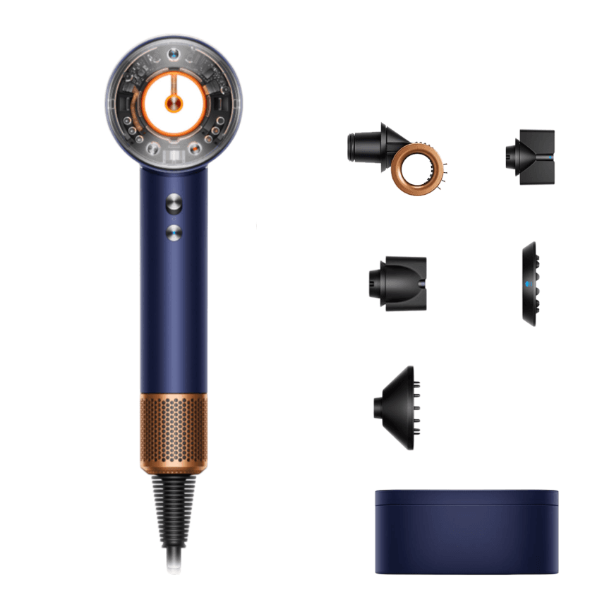 Фен Dyson HD16 Supersonic Nural Hair Dryer Straight+Wavy Gift Edition (Prussian Blue/Rich Copper) (2025) — фото 2