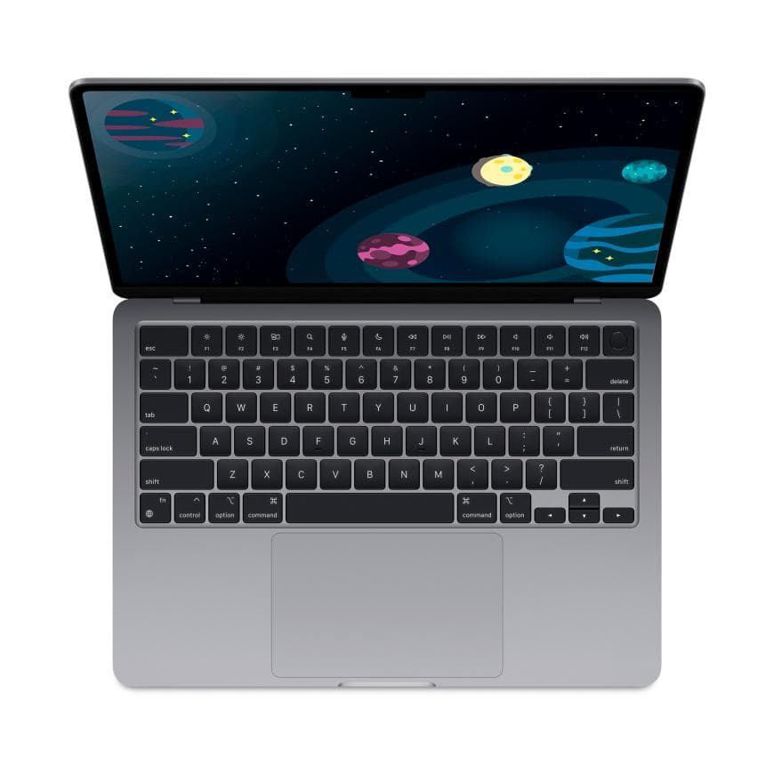 Ноутбук Apple MacBook Air 13" MLXX3 (M2 8-Core, GPU 10-Core, 8GB, 512GB) («Серый космос» | Space Gray) — фото 4