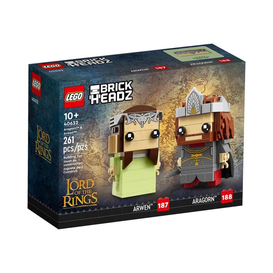 Конструктор — Арагорн и Арвен LEGO BrickHeadz The Lord of the Rings (#40632) — фото 4