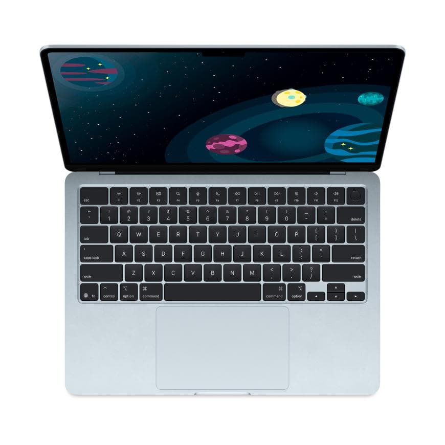 Ноутбук Apple MacBook Air 13” MC6T4 (M4 10-Core, GPU 8-Core, 16GB, 256GB) («Голубое небо» | Sky Blue) — фото 3