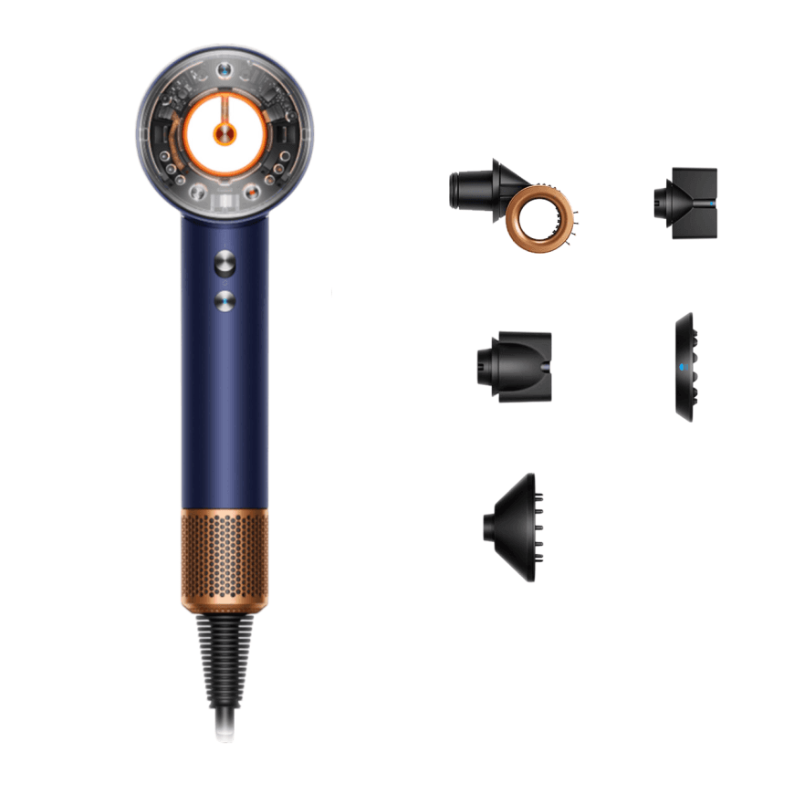 Фен Dyson HD16 Supersonic Nural Hair Dryer Straight+Wavy (Prussian Blue/Rich Copper) (2025) — фото 2
