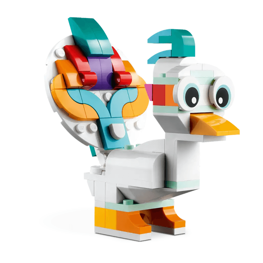 Конструктор — волшебный единорог LEGO Creator 3-in-1 (#31140) — фото 4