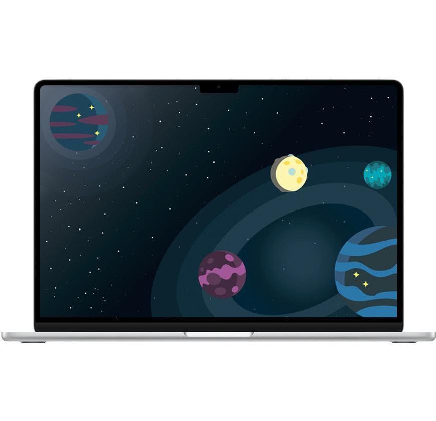 Ноутбук Apple MacBook Air 15" MRYQ3 (M3 8-Core, GPU 10-Core, 8GB, 512GB) (Серебристый | Silver) — фото 2