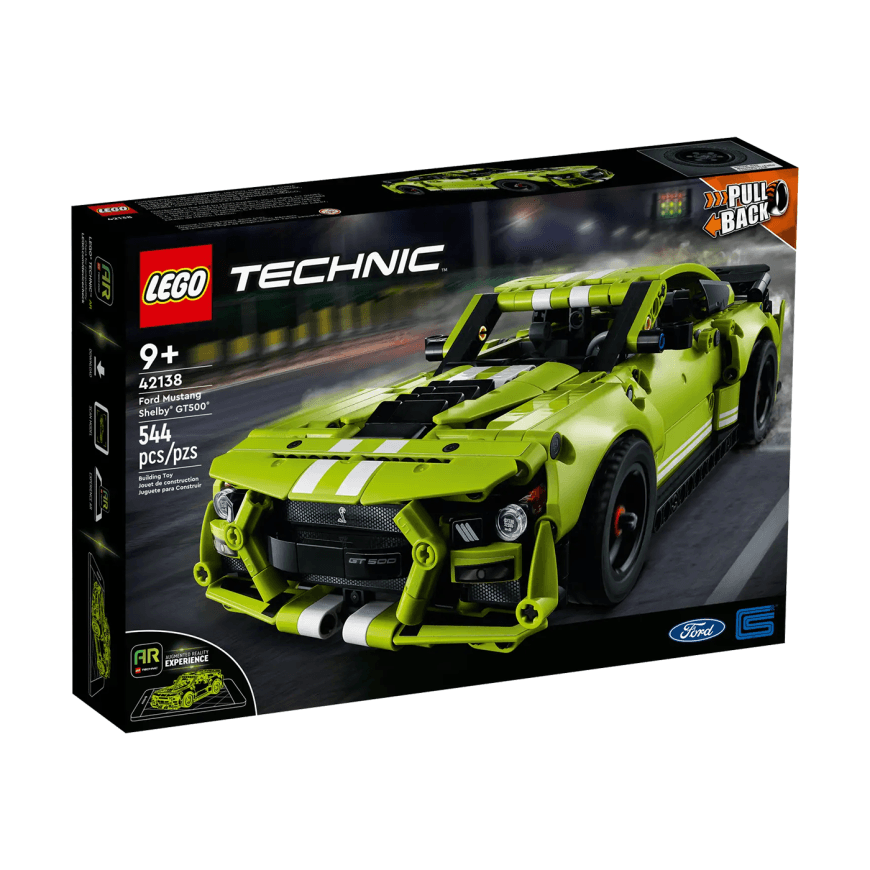 Конструктор — автомобиль Ford Mustang Shelby GT500 LEGO Technic (#42138) — фото 6