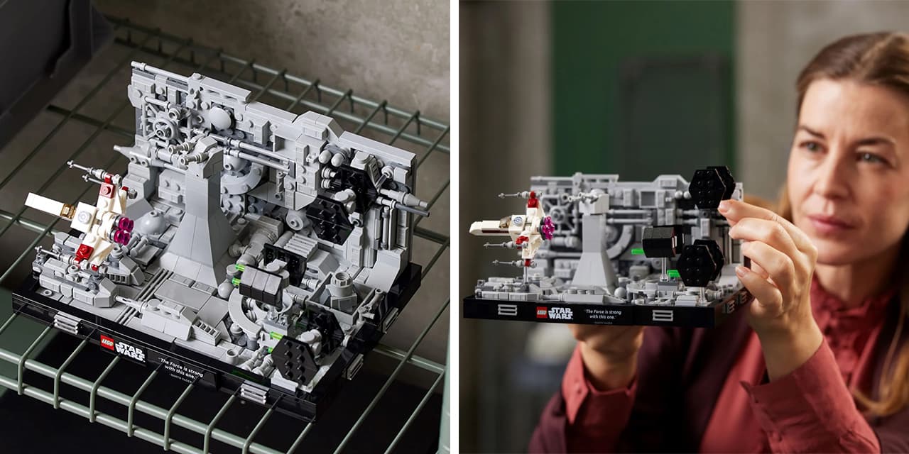 Диорама «Нападение на Звезду Смерти» LEGO Star Wars Diorama Collection (#75329) — фото 6