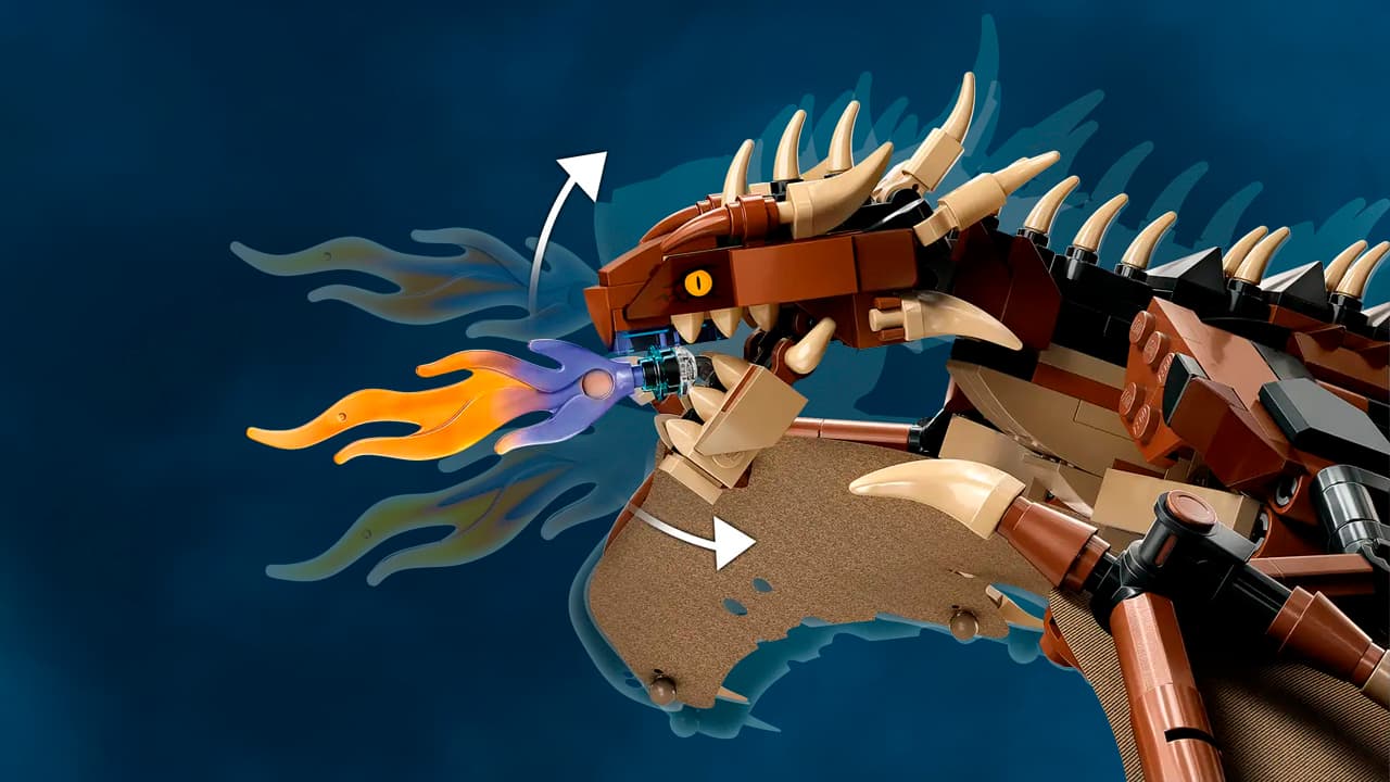 Конструктор — венгерская хвосторога LEGO Harry Potter (#76406) — фото 6
