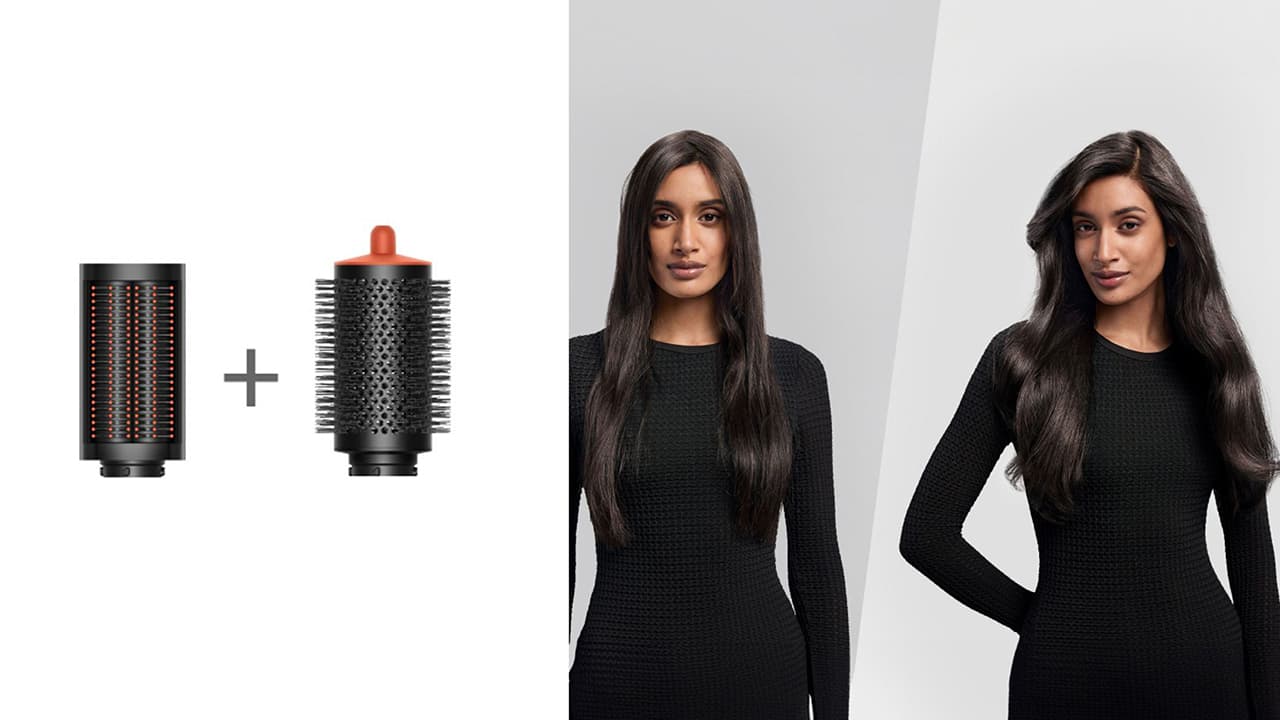 Стайлер Dyson HS08 Hairstyler Airwrap i.d. Straight+Wavy (Ceramic Patina/Topaz Orange) (2024) — фото 4