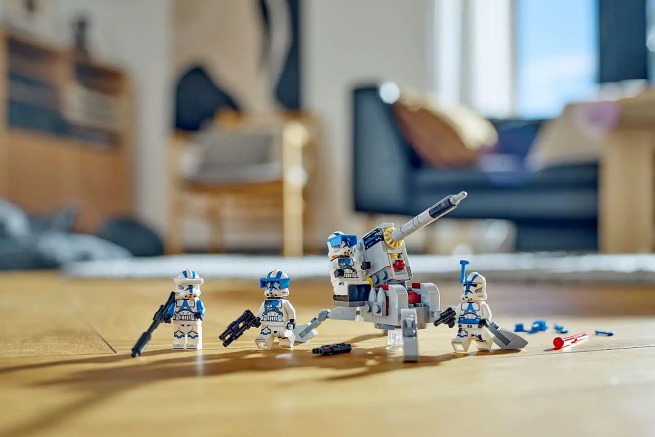 Конструктор — боевой набор солдат-клонов 501-го легиона LEGO Star Wars (#75345) — фото 5