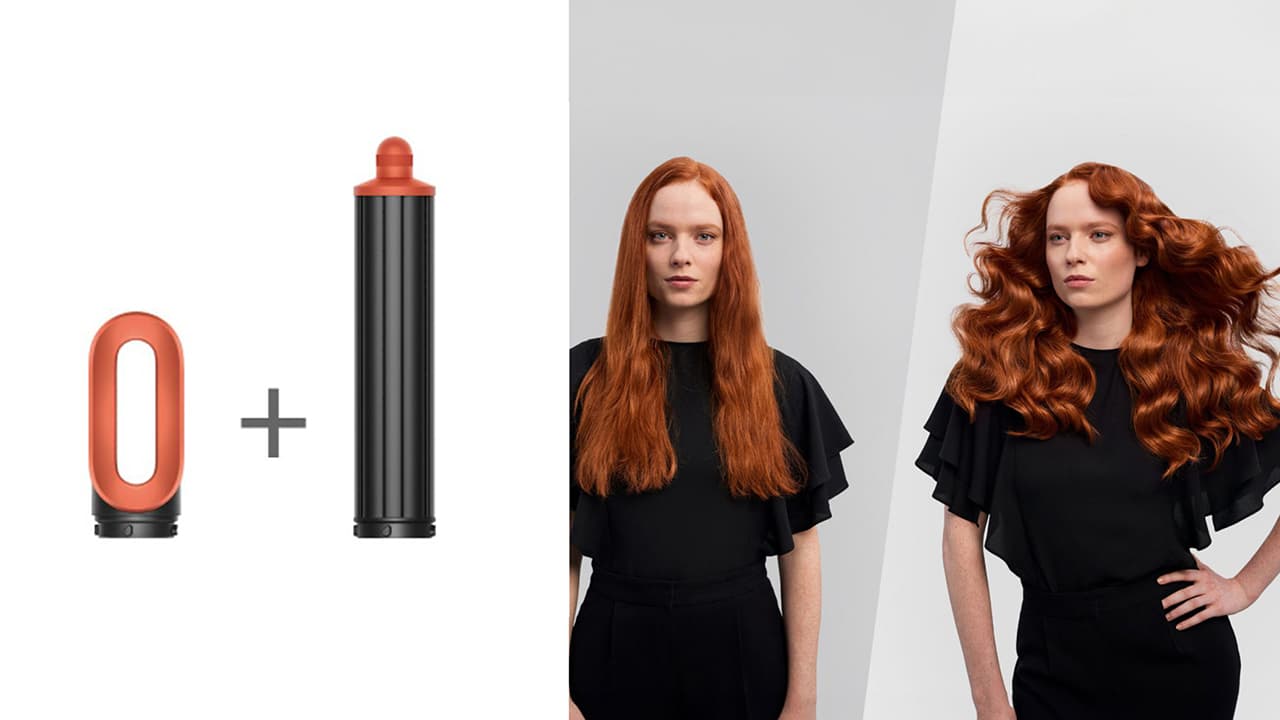 Стайлер Dyson HS08 Hairstyler Airwrap i.d. Straight+Wavy (Ceramic Patina/Topaz Orange) (2024) — фото 5