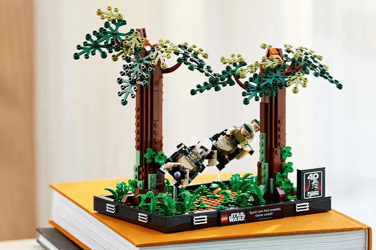 Конструктор — диорама «Погоня на спидерах на Эндоре» LEGO Star Wars Diorama Collection (#75353) — фото 6