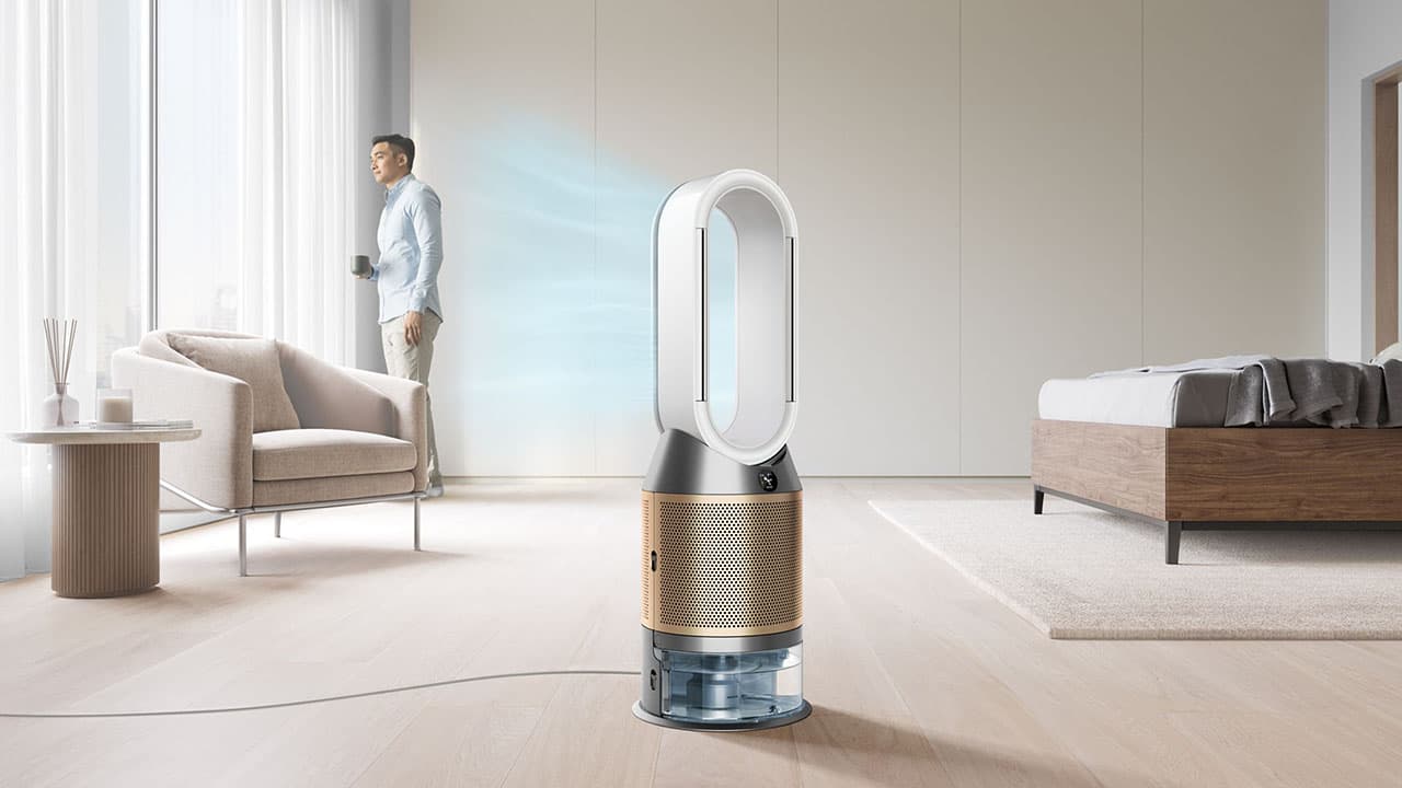 Очиститель-увлажнитель воздуха Dyson PH05 Purifier Humidify+Cool PH2 De-NOx (White/Gold) (2025) — фото 4