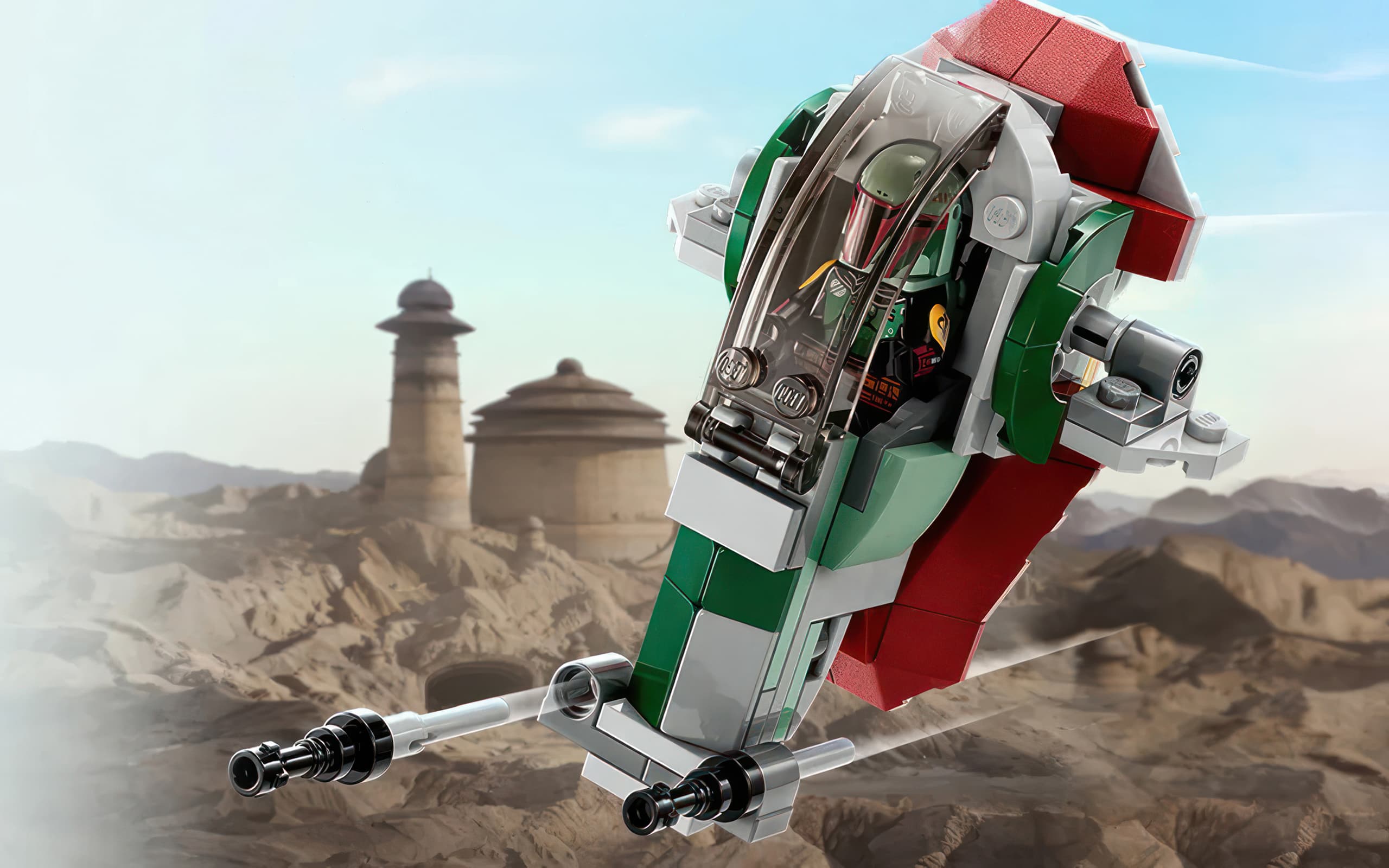 Конструктор — микрофайтер «звездолёт Бобы Фетта» LEGO Star Wars (#75344) — фото 6