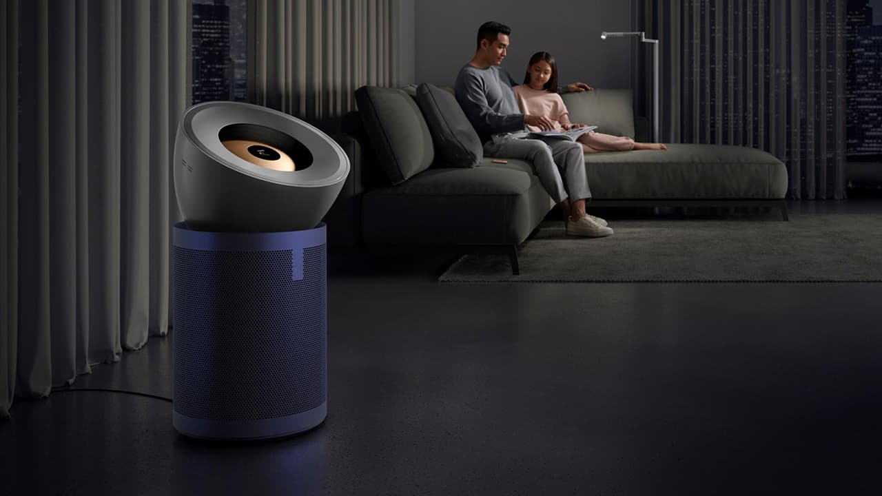 Очиститель воздуха Dyson BP04 Purifier Big + Quiet Formaldehyde (Prussian Blue/Gold) (2023) — фото 3