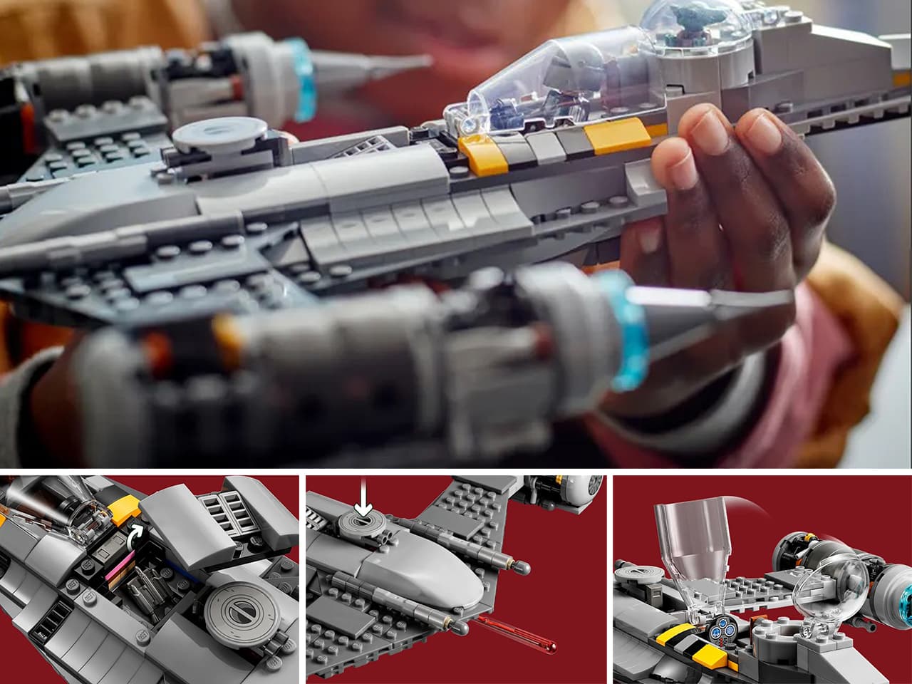 Звёздный истребитель N-1 Мандалорца LEGO Star Wars (#75325) — фото 4