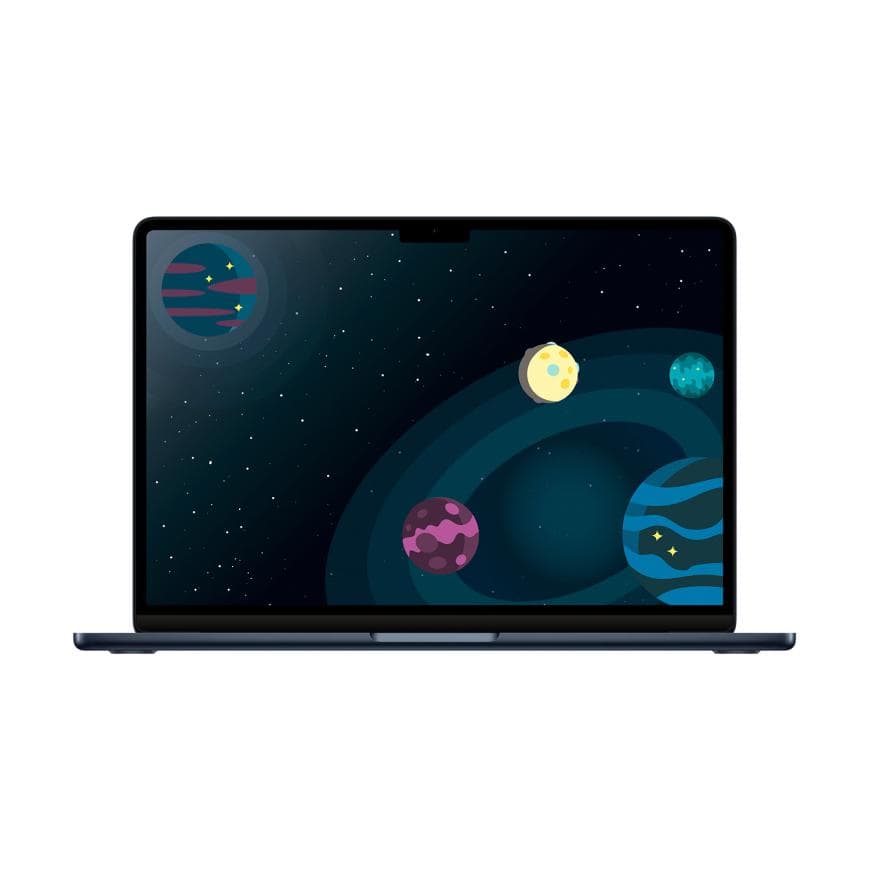 Ноутбук Apple MacBook Air 13" MLY33 (M2 8-Core, GPU 8-Core, 8GB, 256GB) («Тёмная ночь» | Midnight) — фото 2
