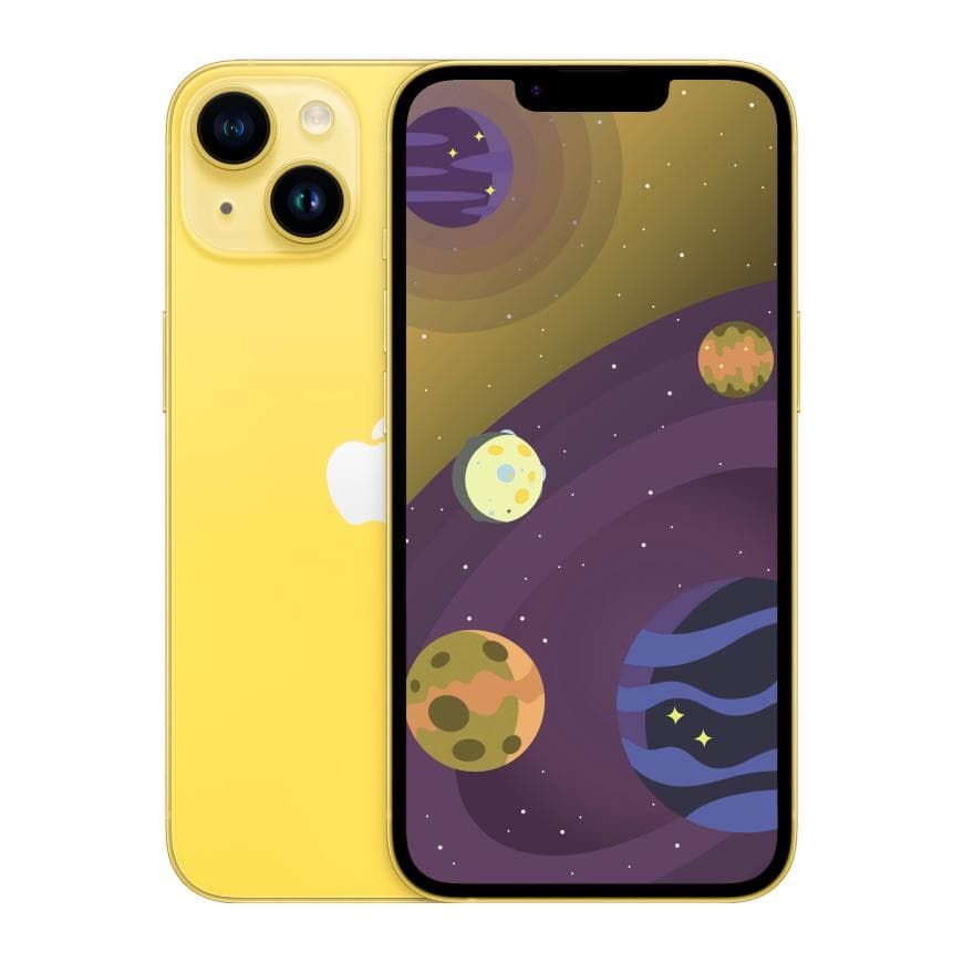 Смартфон Apple iPhone 14 128 ГБ (Жёлтый | Yellow) — фото 2