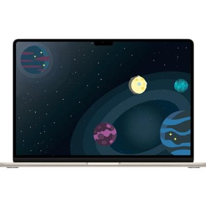 Ноутбук Apple MacBook Air 15" MQKV3 (M2 8-Core, GPU 10-Core, 8GB, 512GB) («Сияющая звезда» | Starlight)