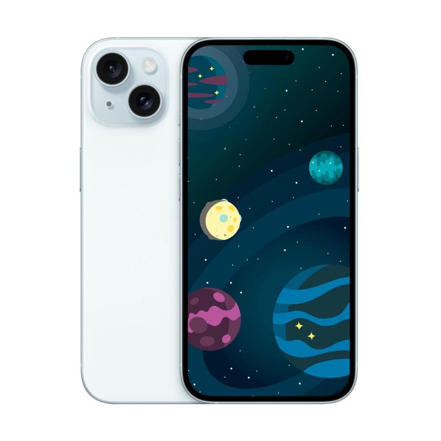 Смартфон Apple iPhone 15 256 ГБ (Голубой | Blue) — фото 2
