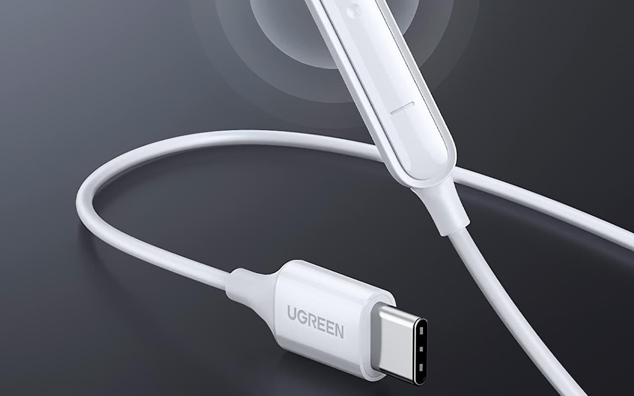 Проводные наушники Ugreen (USB-C) (EP101) — фото 4