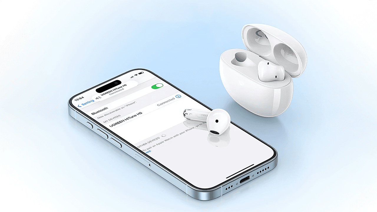 Беспроводные наушники Ugreen HiTune H5 (TWS) (WS201) — фото 4