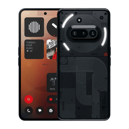 Смартфон Nothing Phone (3a) 12 ГБ + 256 ГБ (Чёрный | Black) (версия Global)