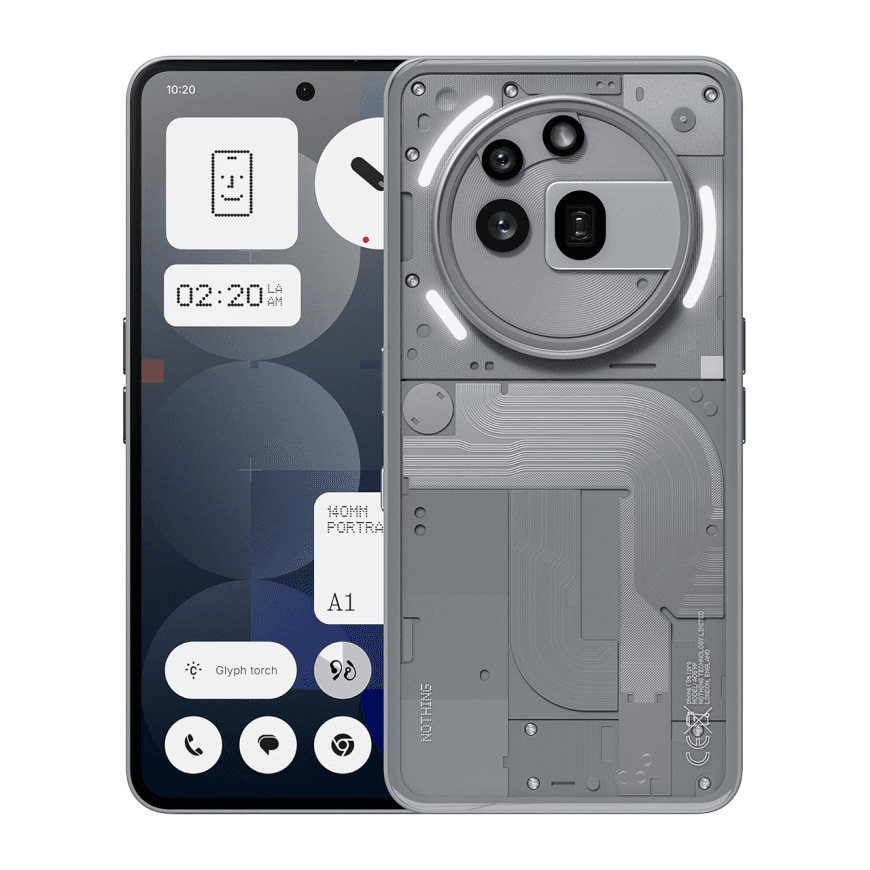 Смартфон Nothing Phone (3a) Pro 12 ГБ + 256 ГБ (Серый | Grey) (версия Global) — фото 2