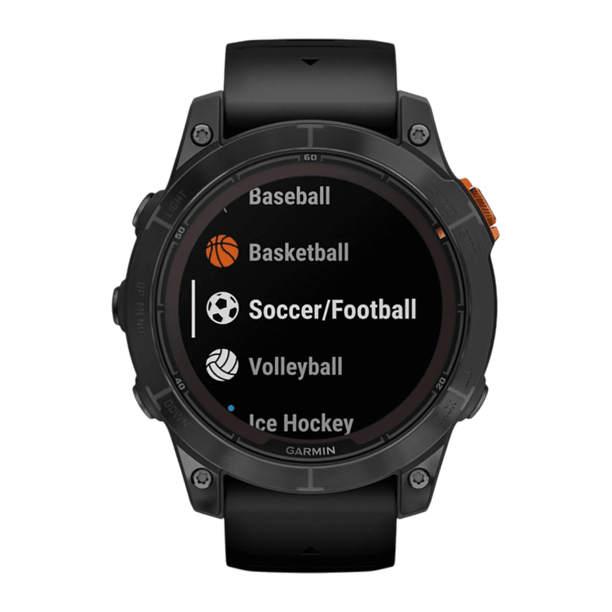 Спортивные часы Garmin fenix 7 Pro Solar Edition, 47 мм, чёрный силиконовый ремешок — фото 3