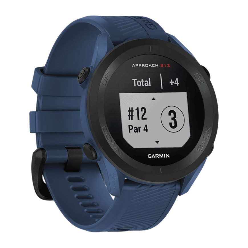 Спортивные часы Garmin Approach S12, силиконовый ремешок цвета «морской прилив» — фото 5