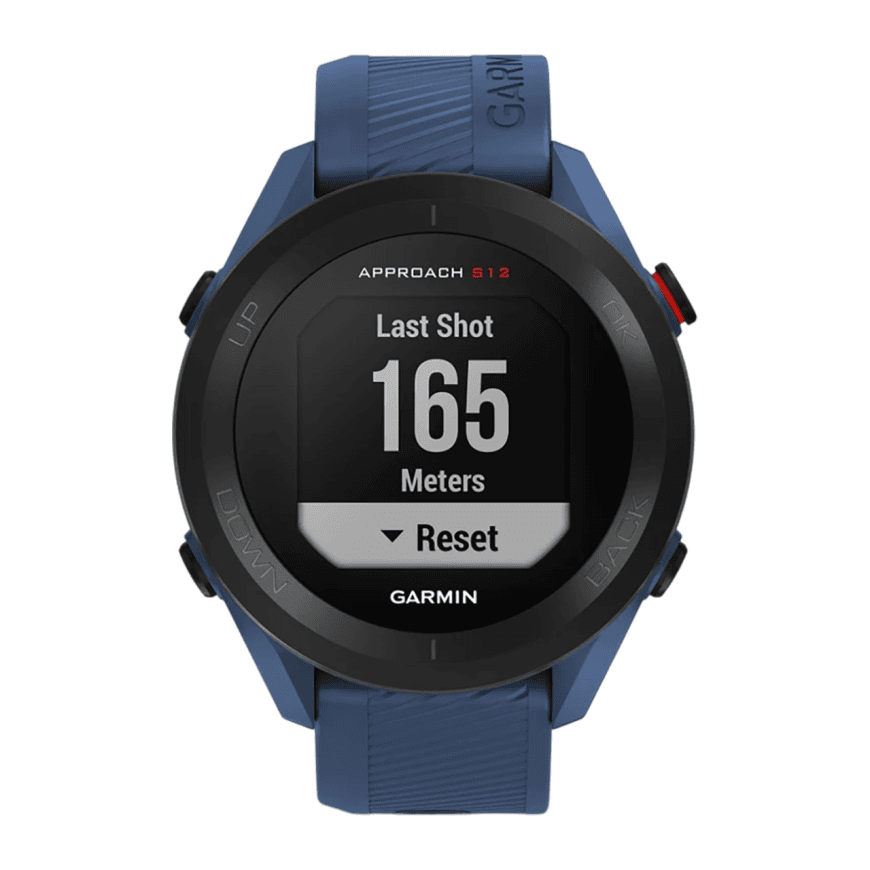 Спортивные часы Garmin Approach S12, силиконовый ремешок цвета «морской прилив» — фото 2
