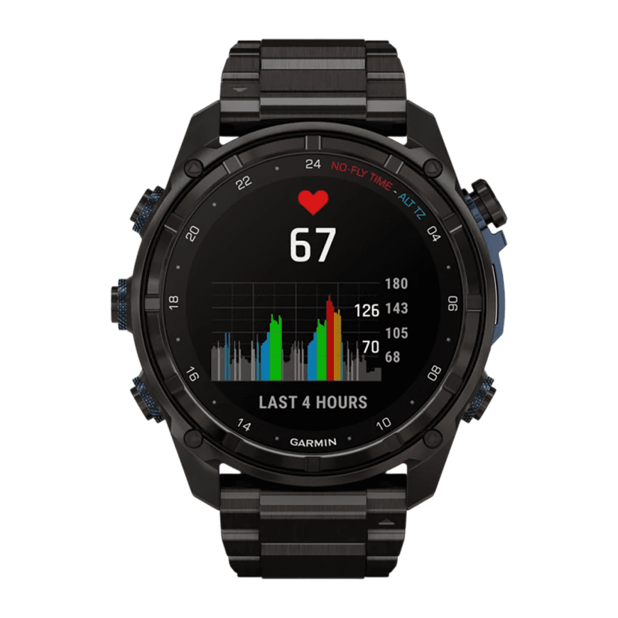 Спортивные часы Garmin Descent Mk3i, 51 мм, титановый блочный браслет — фото 5
