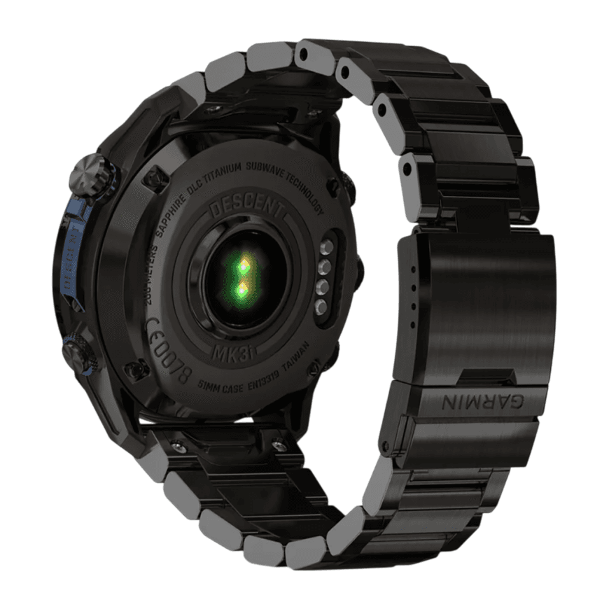 Спортивные часы Garmin Descent Mk3i, 51 мм, титановый блочный браслет — фото 4