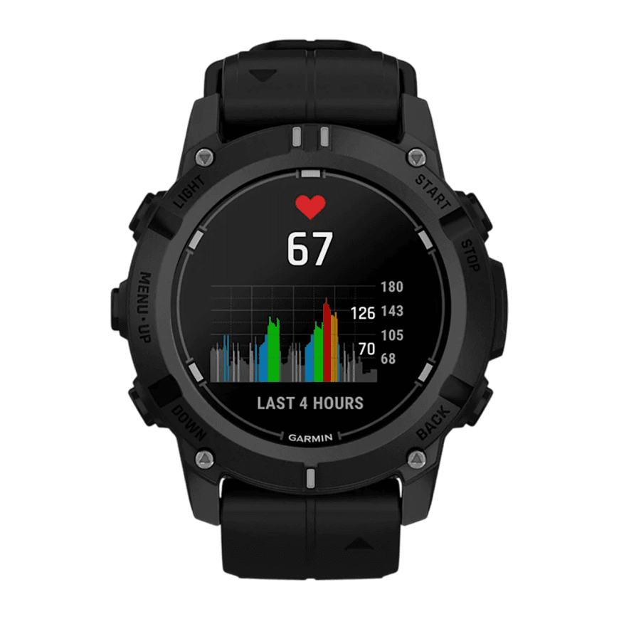 Спортивные часы Garmin Descent G2, чёрный силиконовый ремешок — фото 5