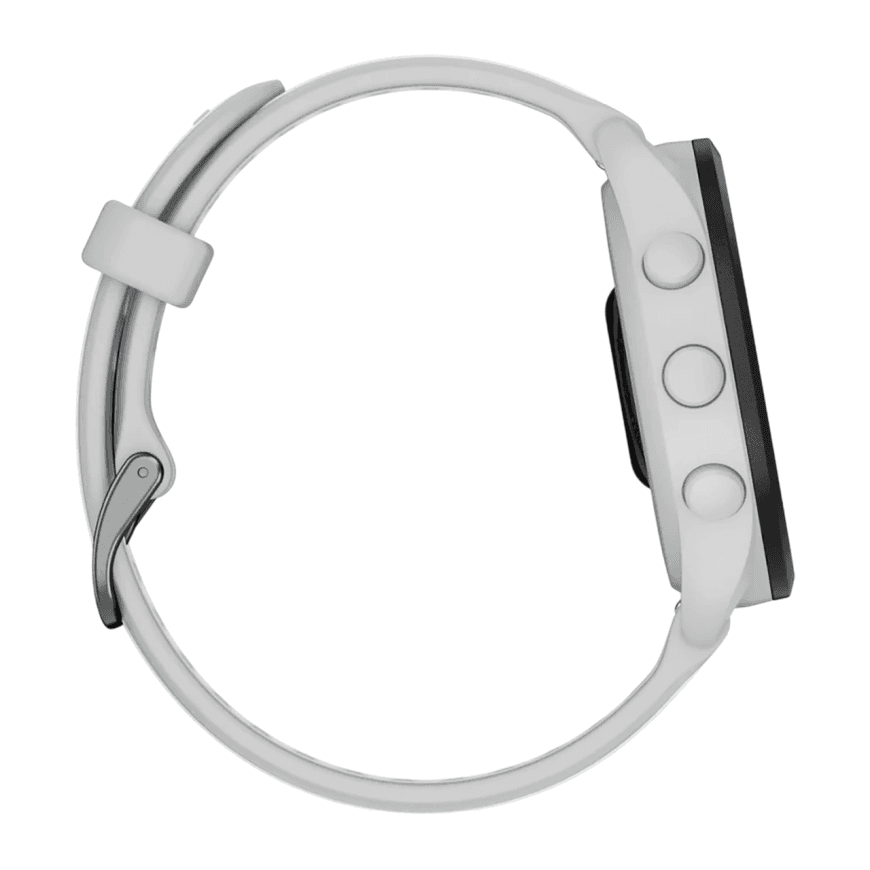 Спортивные часы Garmin Forerunner 165, силиконовый ремешок цвета «туманный серый»/«Уайтстоун» — фото 5