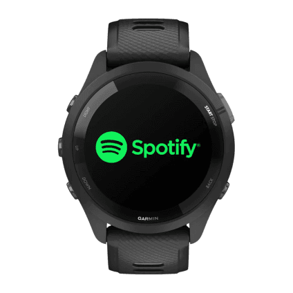 Спортивные часы Garmin Forerunner 265, 46 мм, силиконовый ремешок цвета чёрный/«серая пудра»
