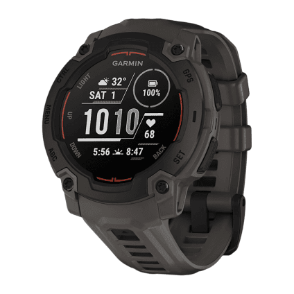 Спортивные часы Garmin Instinct E, 40 мм, силиконовый ремешок угольного цвета