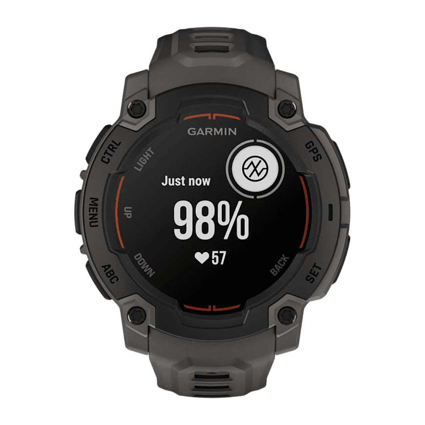 Спортивные часы Garmin Instinct E, 40 мм, силиконовый ремешок угольного цвета — фото 5