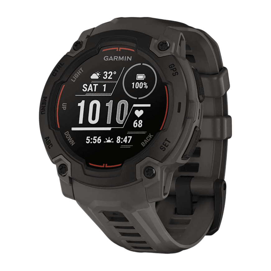 Спортивные часы Garmin Instinct E, 45 мм, силиконовый ремешок угольного цвета — фото 3
