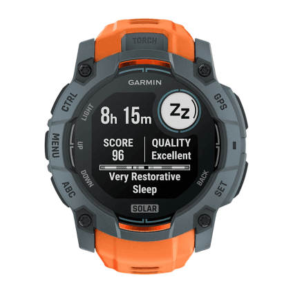 Спортивные часы Garmin Instinct 3, 50 мм, Solar, силиконовый ремешок цвета «солнцестояние»
