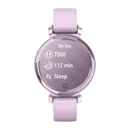 Спортивные часы Garmin Lily 2, сиреневый силиконовый ремешок