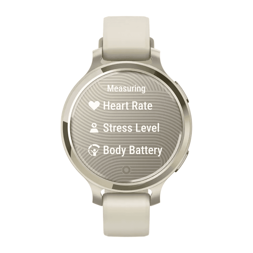 Спортивные часы Garmin Lily 2 Active, силиконовый ремешок цвета кости — фото 5