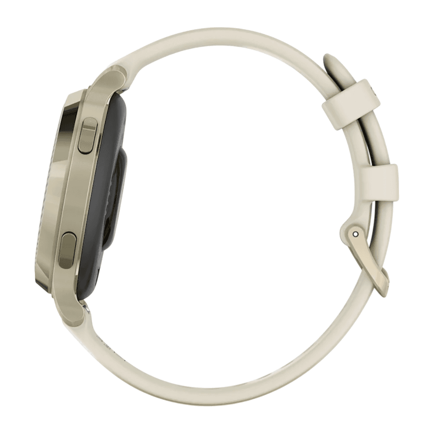 Спортивные часы Garmin Lily 2 Active, силиконовый ремешок цвета кости — фото 4