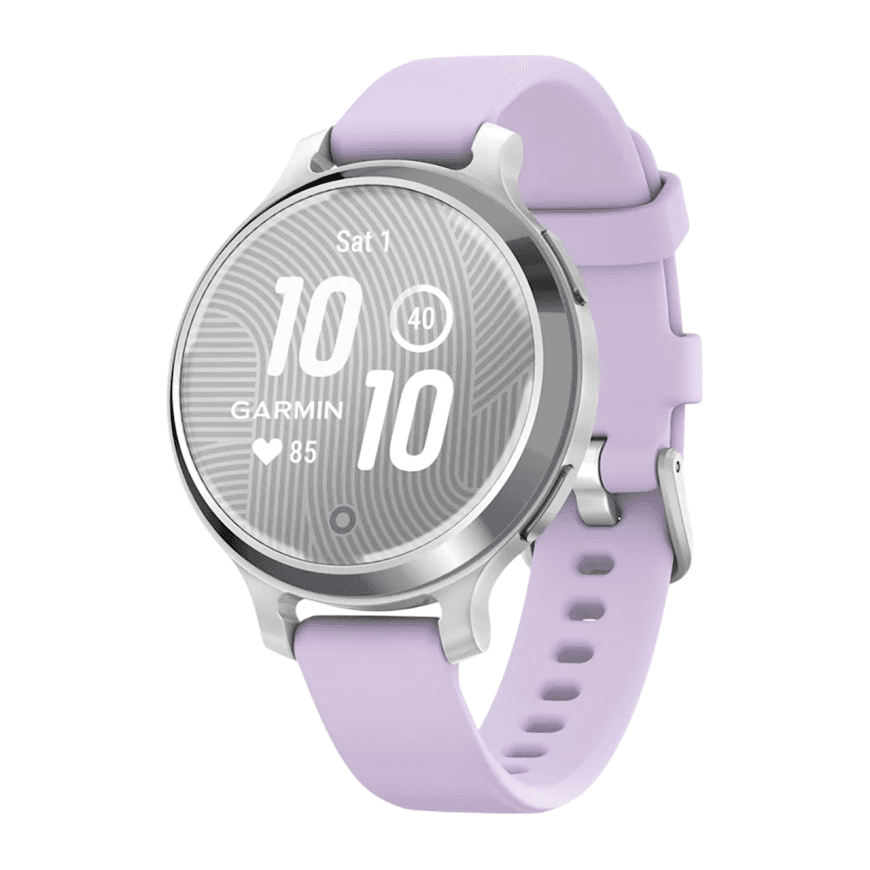 Спортивные часы Garmin Lily 2 Active, силиконовый ремешок цвета «фиолетовый жасмин» — фото 3
