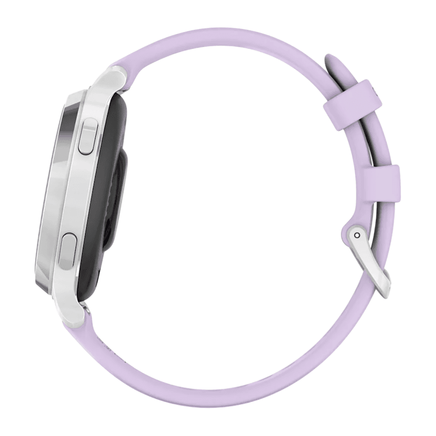 Спортивные часы Garmin Lily 2 Active, силиконовый ремешок цвета «фиолетовый жасмин» — фото 4
