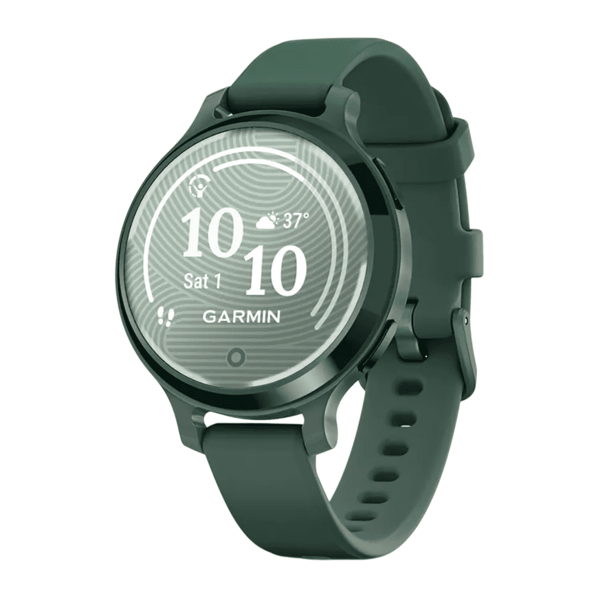 Спортивные часы Garmin Lily 2 Active, силиконовый ремешок цвета «зелёная яшма» — фото 3