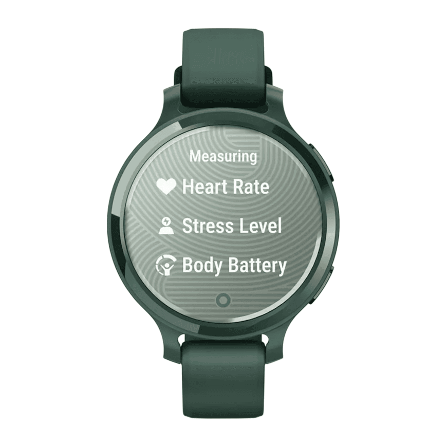 Спортивные часы Garmin Lily 2 Active, силиконовый ремешок цвета «зелёная яшма» — фото 5
