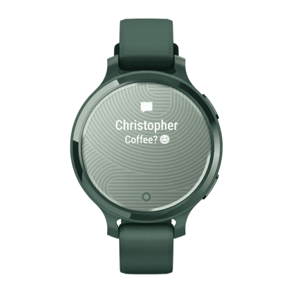 Спортивные часы Garmin Lily 2 Active, силиконовый ремешок цвета «зелёная яшма»