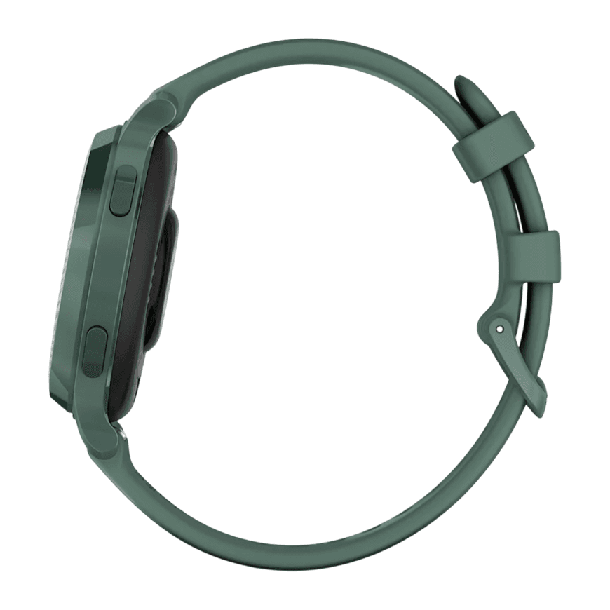Спортивные часы Garmin Lily 2 Active, силиконовый ремешок цвета «зелёная яшма» — фото 4